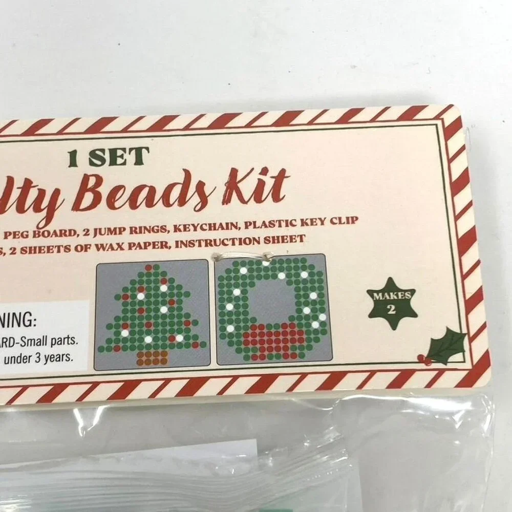 Target Melty Beads Tree/Wreath Or Reindeer/Gingerbread Kids Crafts